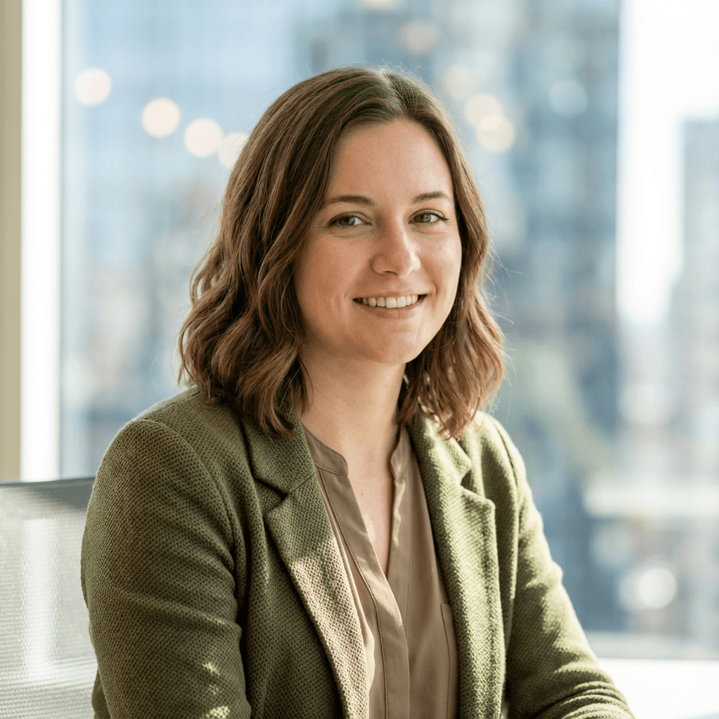 Portrait of a female consultant in professional attire